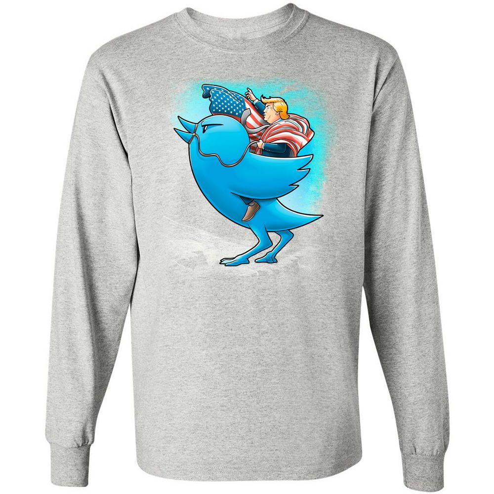 Long Sleeve T-Shirt - ZCC77V8Y - Ash - 7
