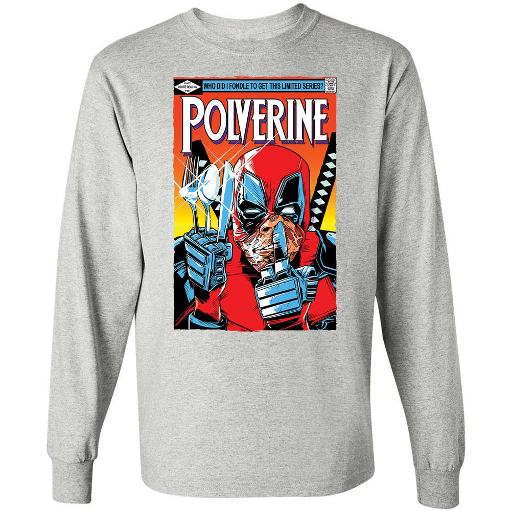 Long Sleeve T-Shirt - NYVUJRT5 - Ash - 7