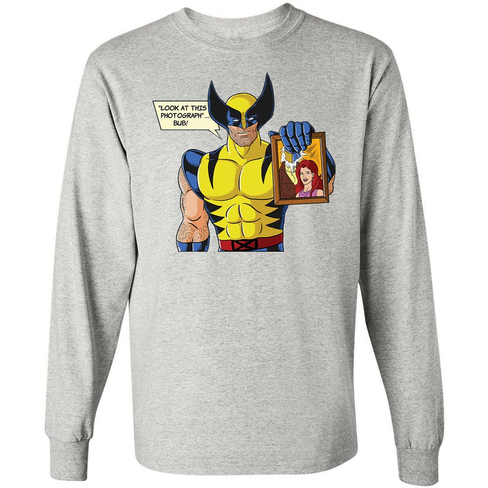 Long Sleeve T-Shirt - A8XF7L93 - Ash - 7