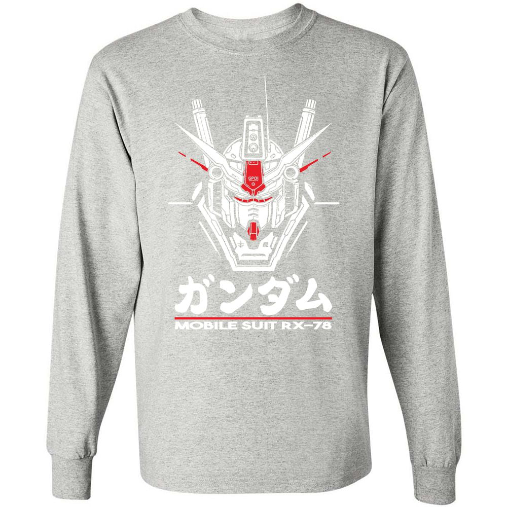 Long Sleeve T-Shirt - YD73WX58 - Ash - 7