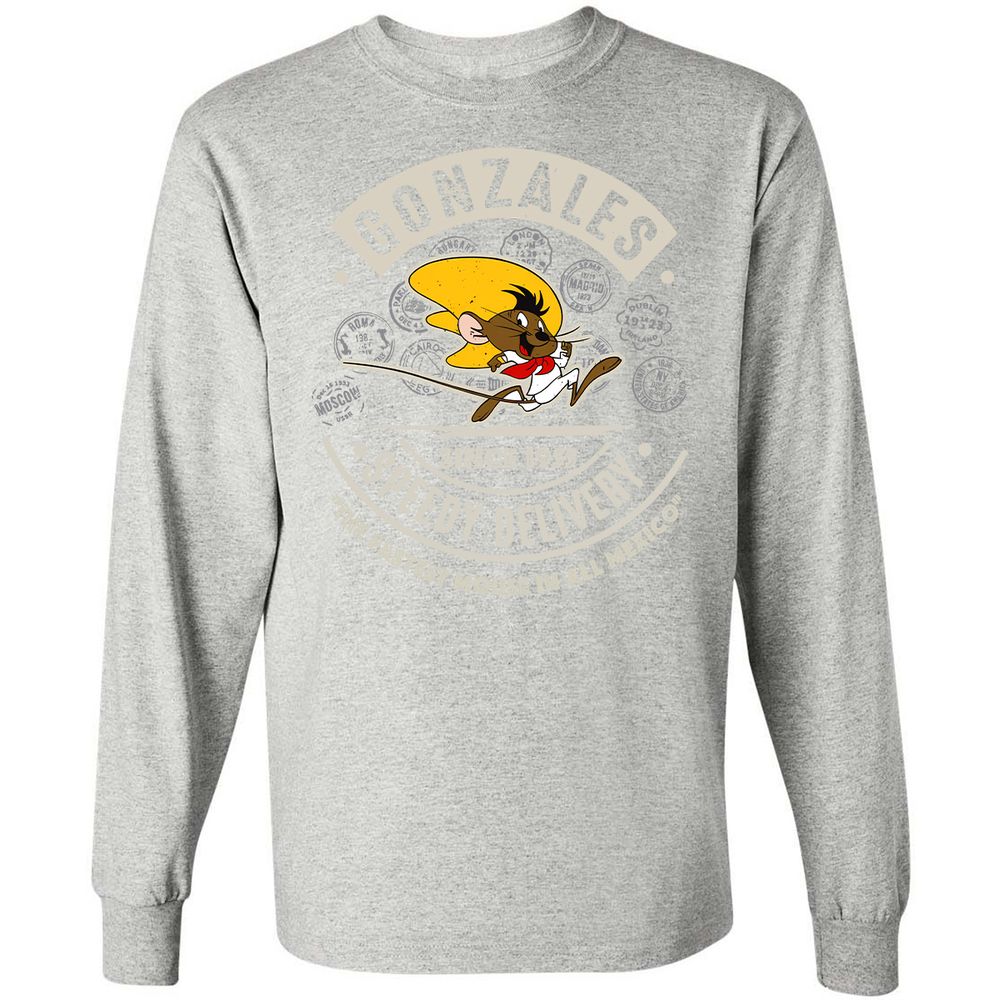 Long Sleeve T-Shirt - YRKE4GL3 - Ash - 7