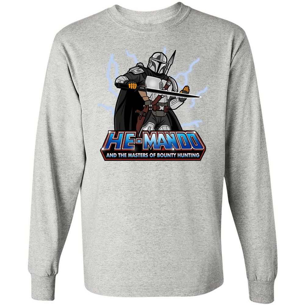 Long Sleeve T-Shirt - YFFERQR7 - Ash - 7
