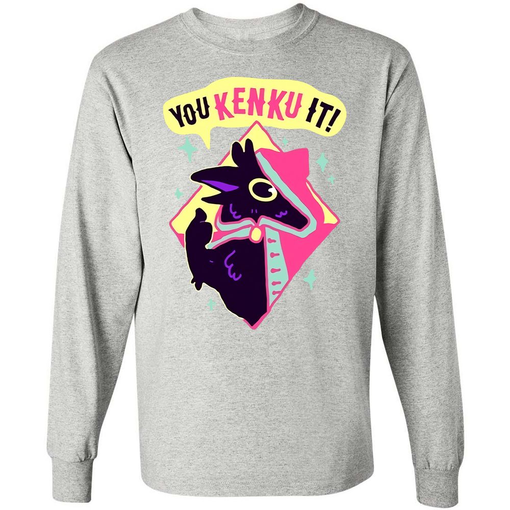 Long Sleeve T-Shirt - E1YKPWSX - Ash - 7