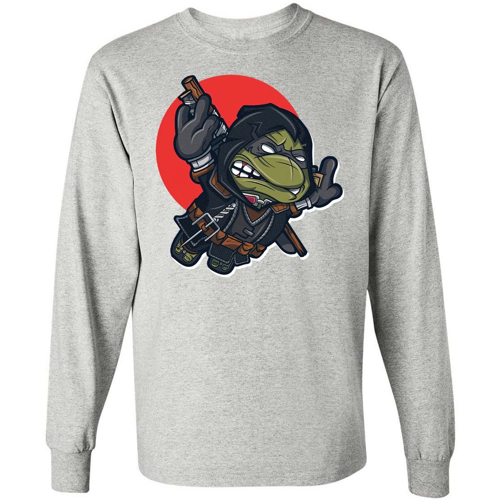 Long Sleeve T-Shirt - Z8V16S9N - Ash - 7