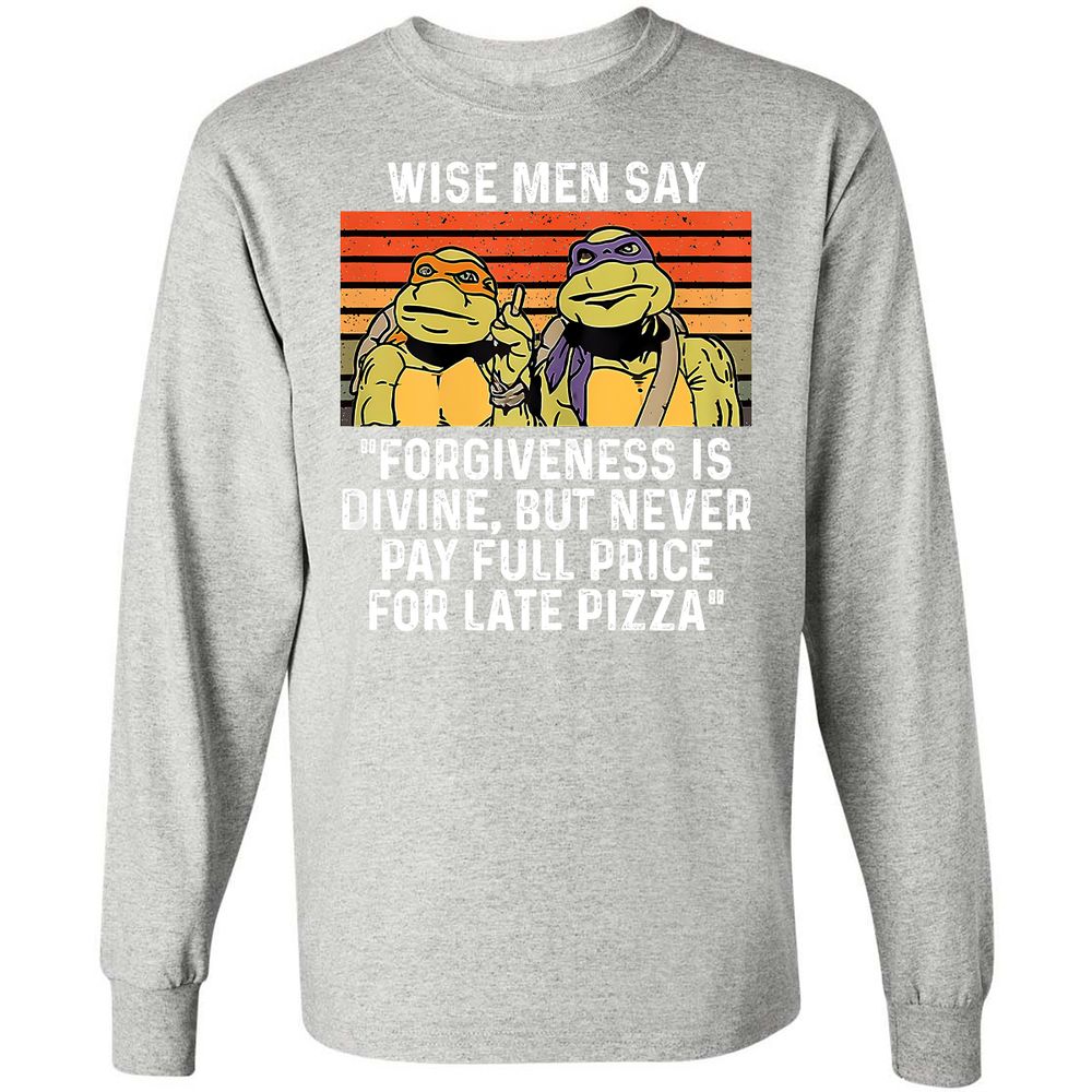 Long Sleeve T-Shirt - U4CDC7P9 - Ash - 7