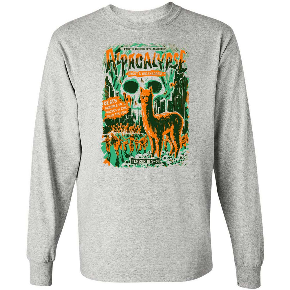 Long Sleeve T-Shirt - 4TF2AY5T - Ash - 7