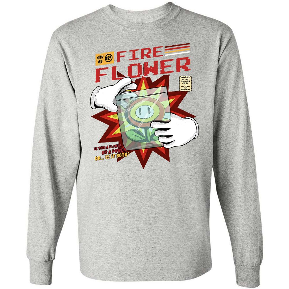 Long Sleeve T-Shirt - ANVK3B6Z - Ash - 7