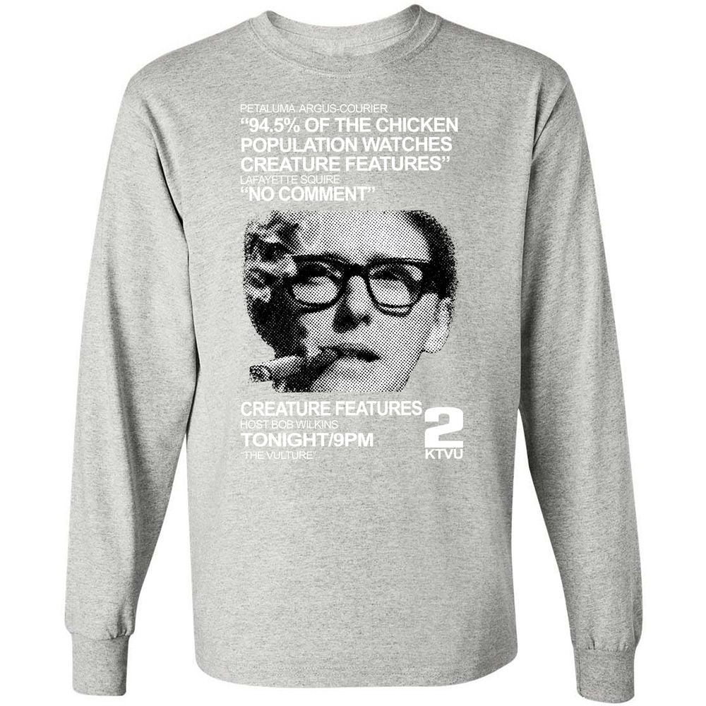 Long Sleeve T-Shirt - 958MXFX2 - Ash - 7