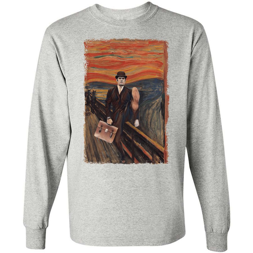 Long Sleeve T-Shirt - YUMENUXV - Ash - 7