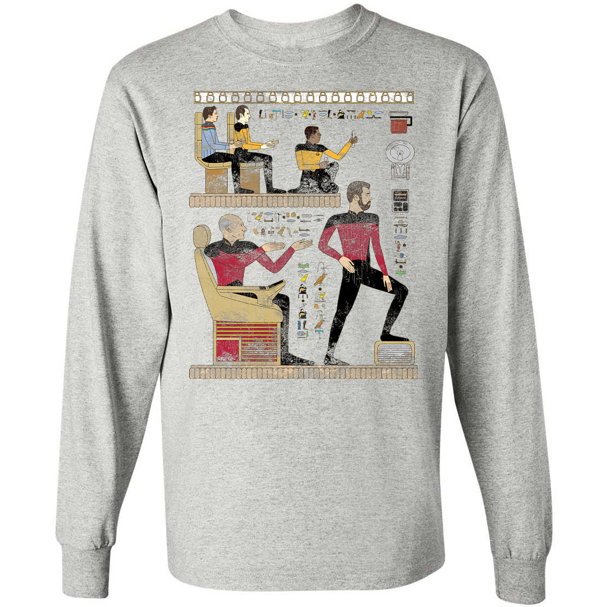 Long Sleeve T-Shirt - DKN7KJJZ - Ash - 7