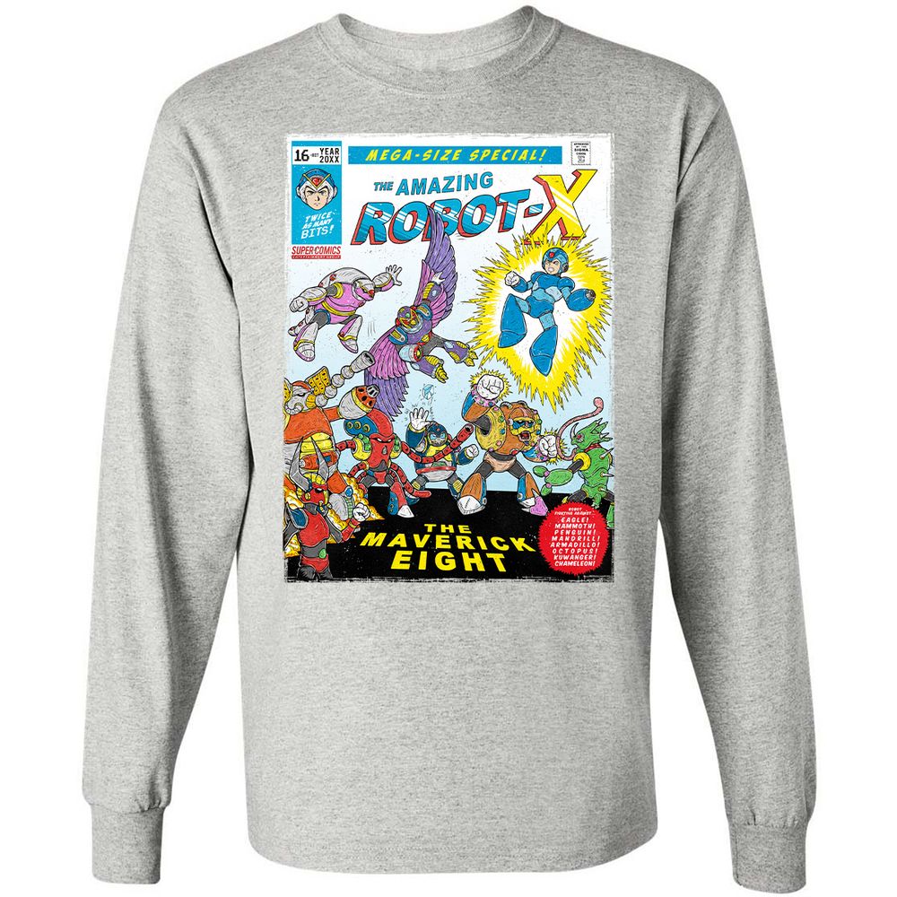 Long Sleeve T-Shirt - 1Q4FUYPH - Ash - 7