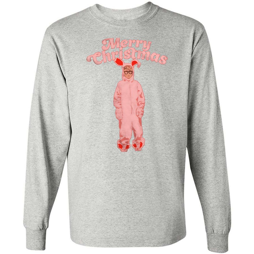 Long Sleeve T-Shirt - 73Q3SBZD - Ash - 7