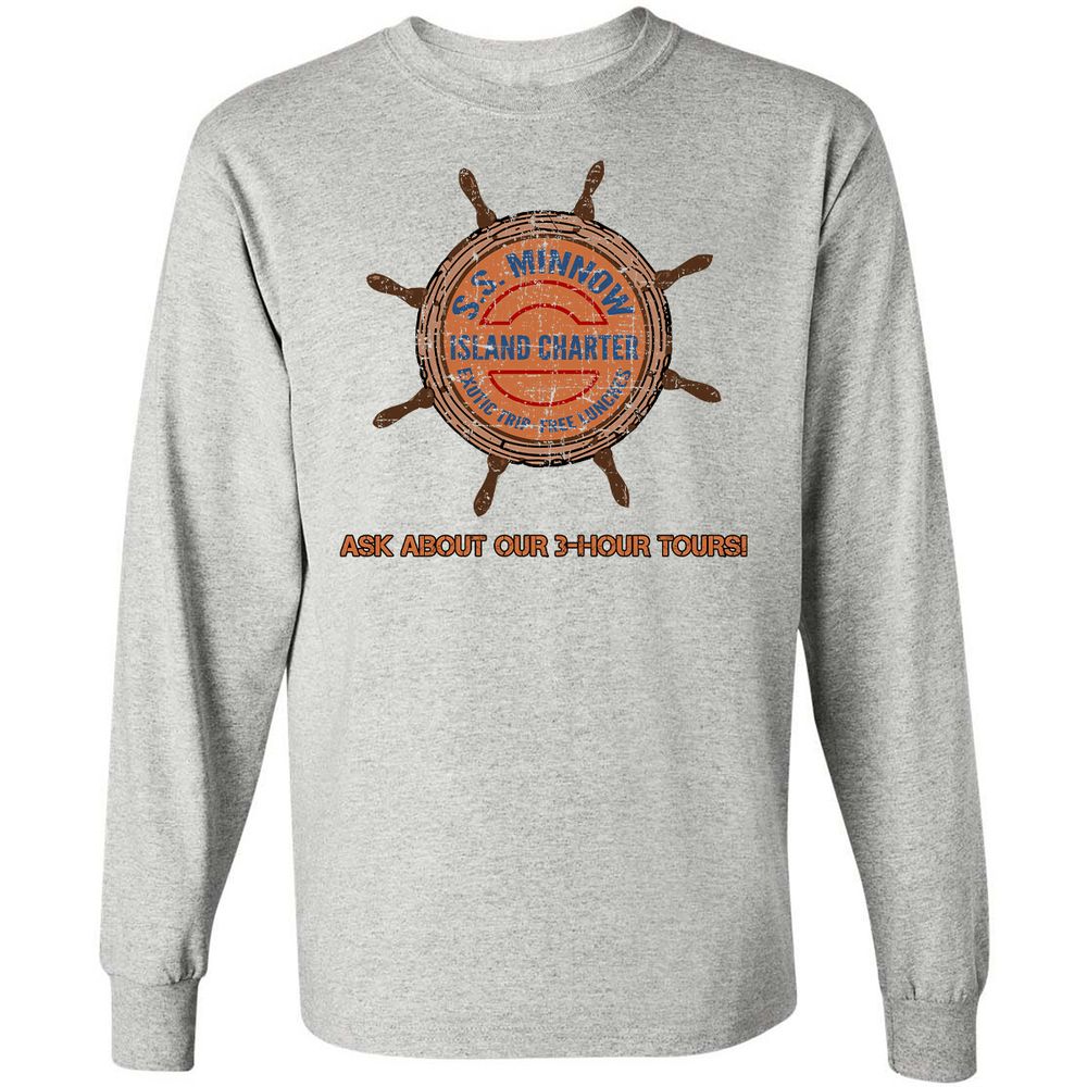Long Sleeve T-Shirt - H4FGZHCR - Ash - 7