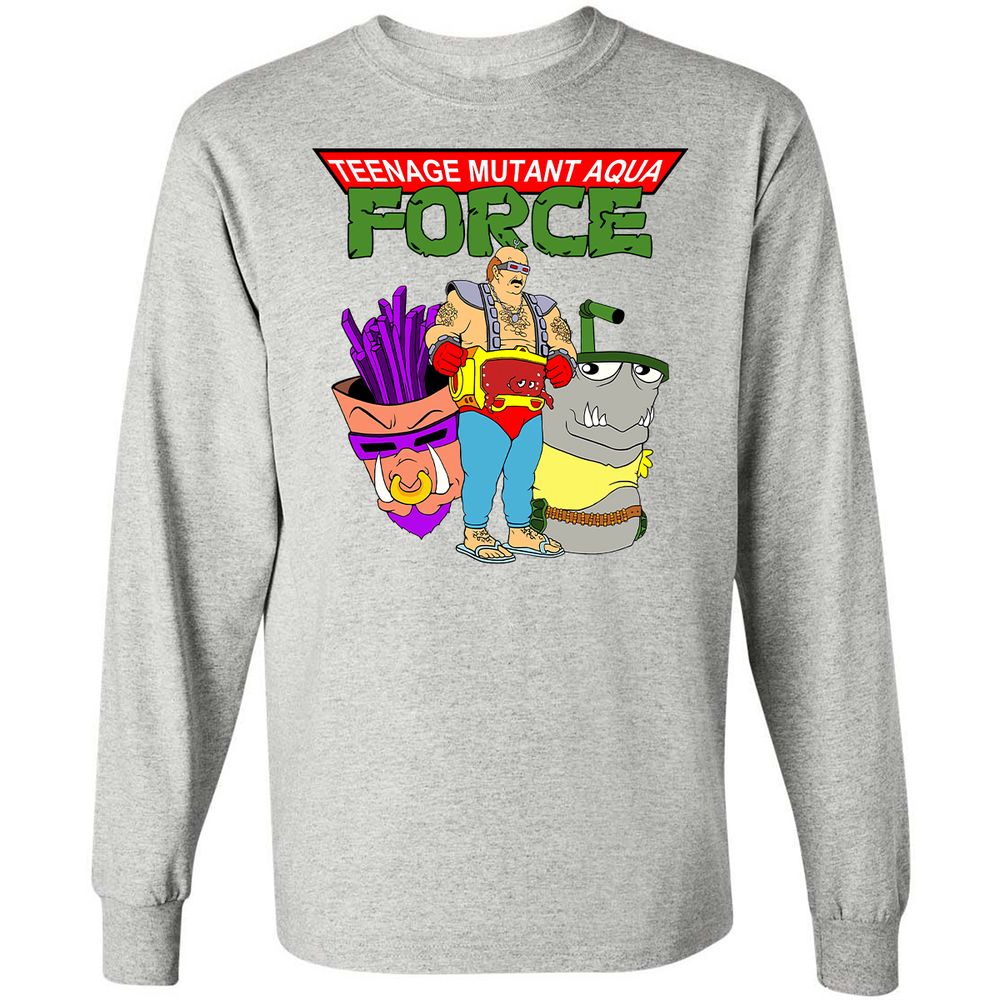 Long Sleeve T-Shirt - 8T3P1BK7 - Ash - 7