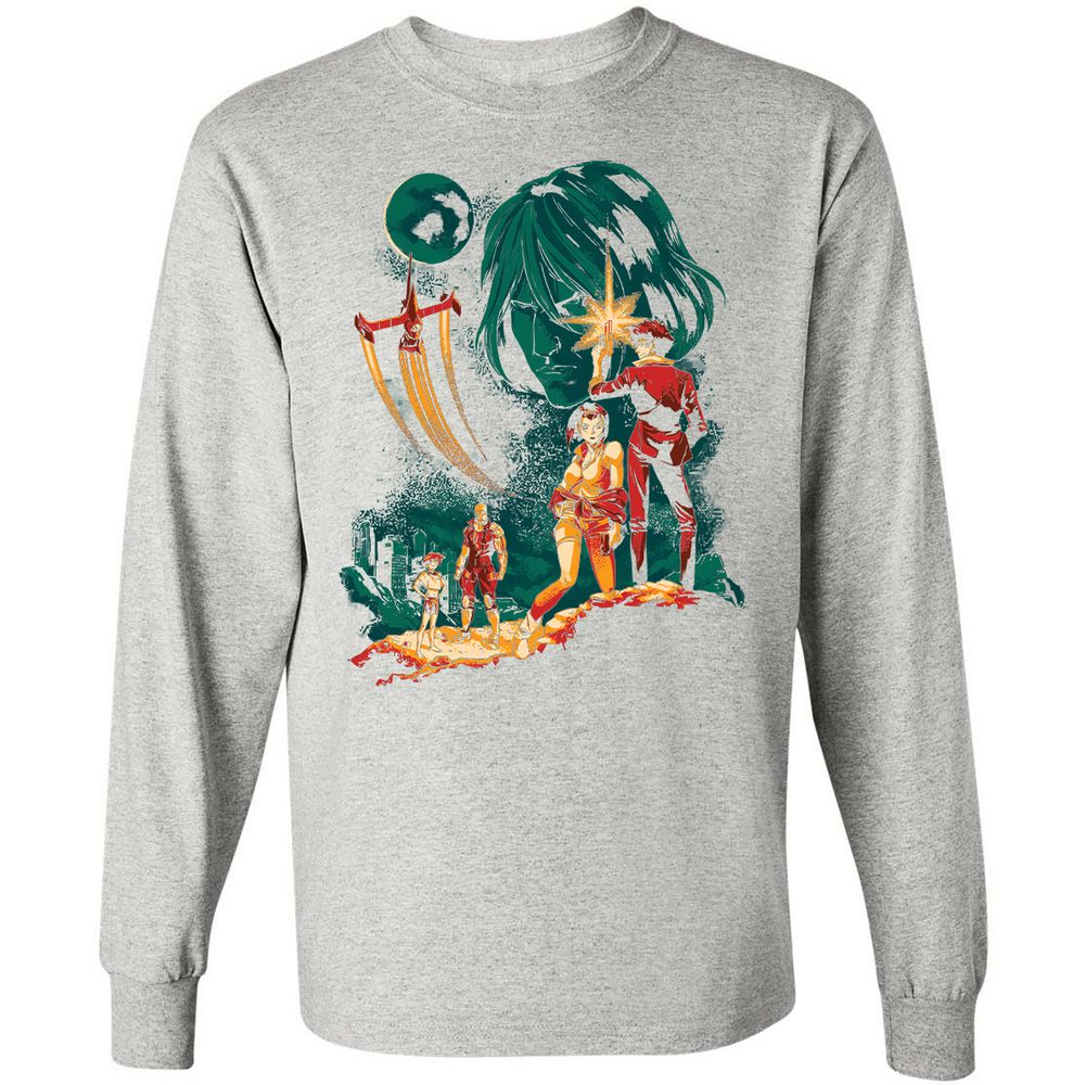 Long Sleeve T-Shirt - SMXCAV4E - Ash - 7