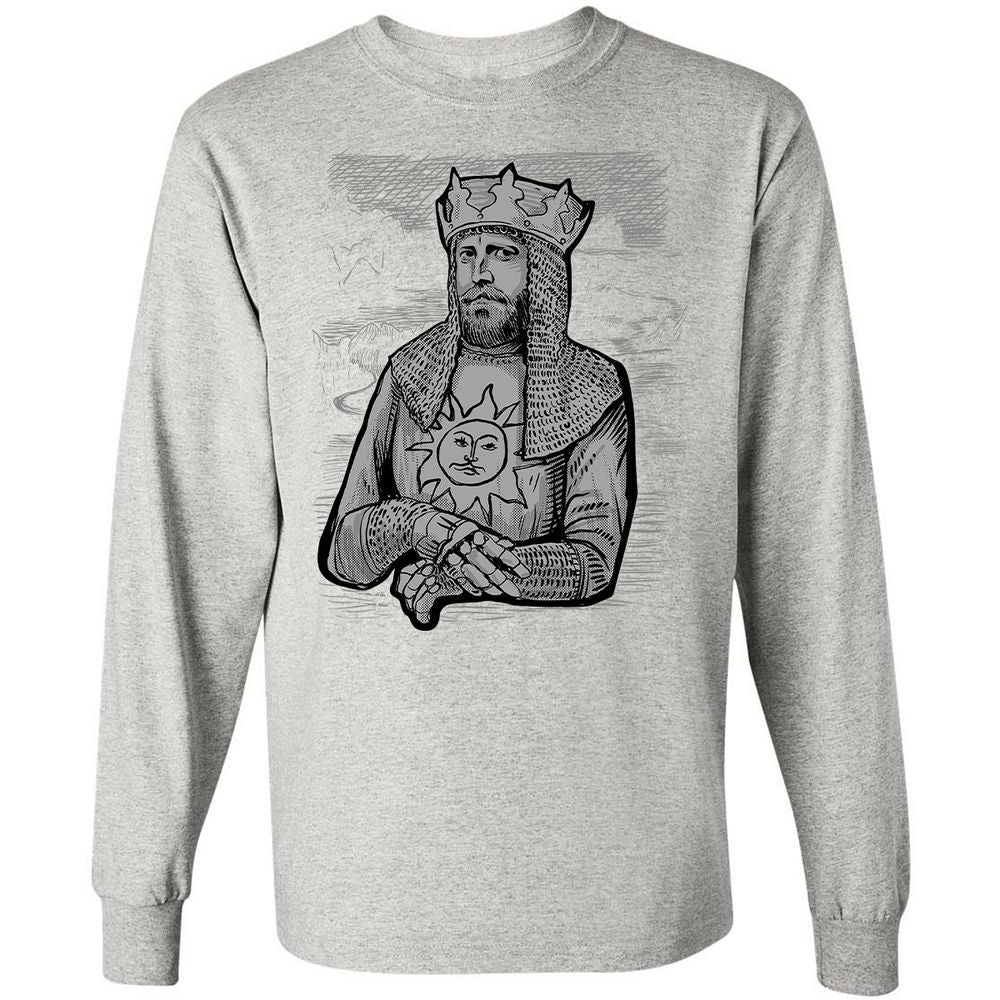 Long Sleeve T-Shirt - A148K4E7 - Ash - 7