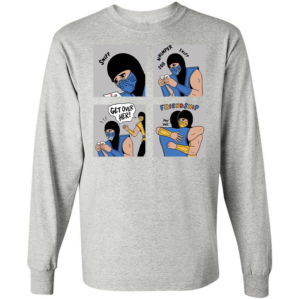 Long Sleeve T-Shirt - JPTBYGBR - Ash - 7