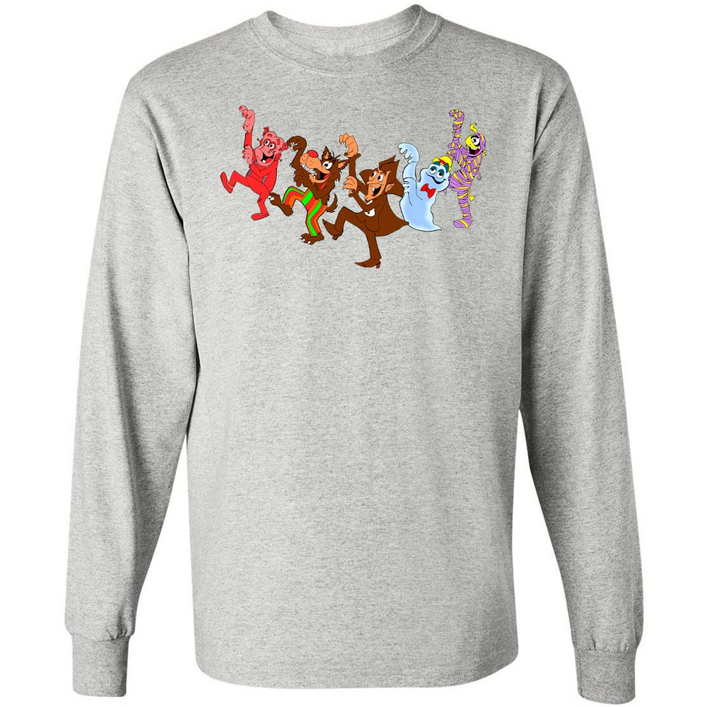 Long Sleeve T-Shirt - NL69H1DY - Ash - 7