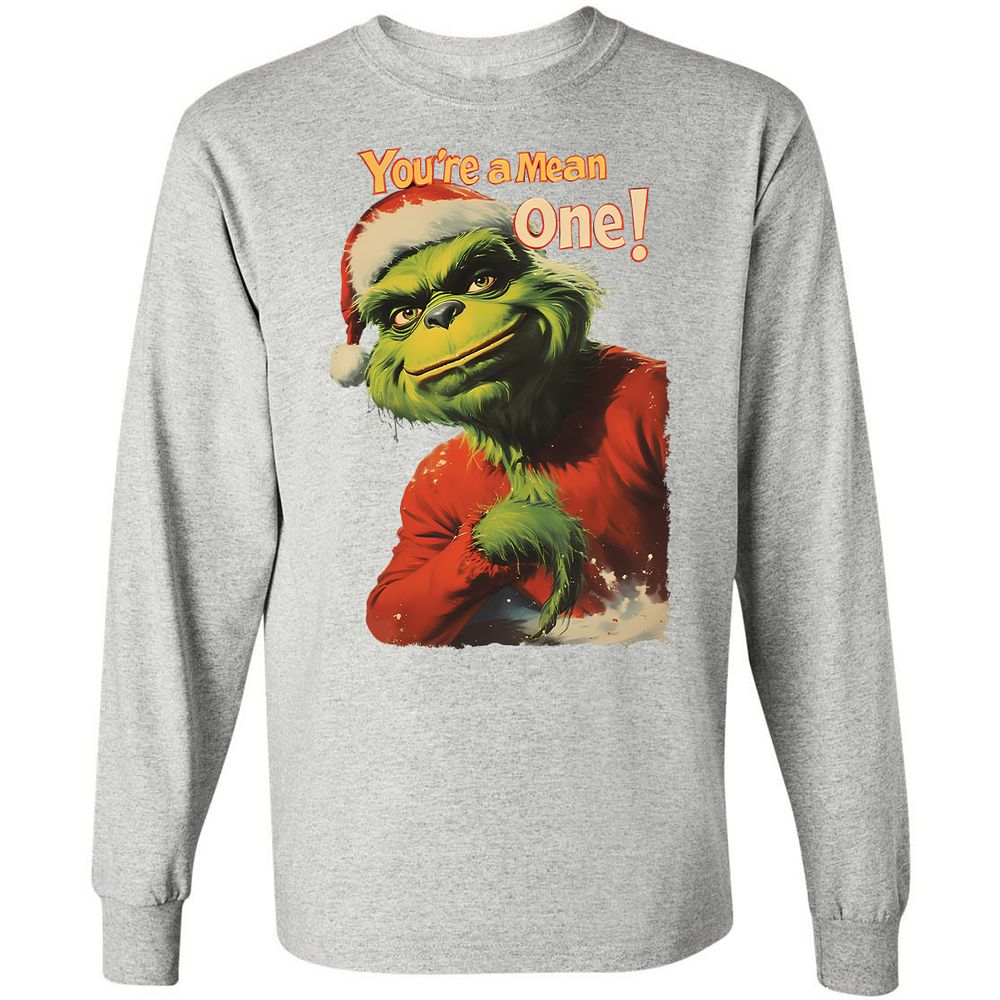 Long Sleeve T-Shirt - MSMGJGFS - Ash - 7