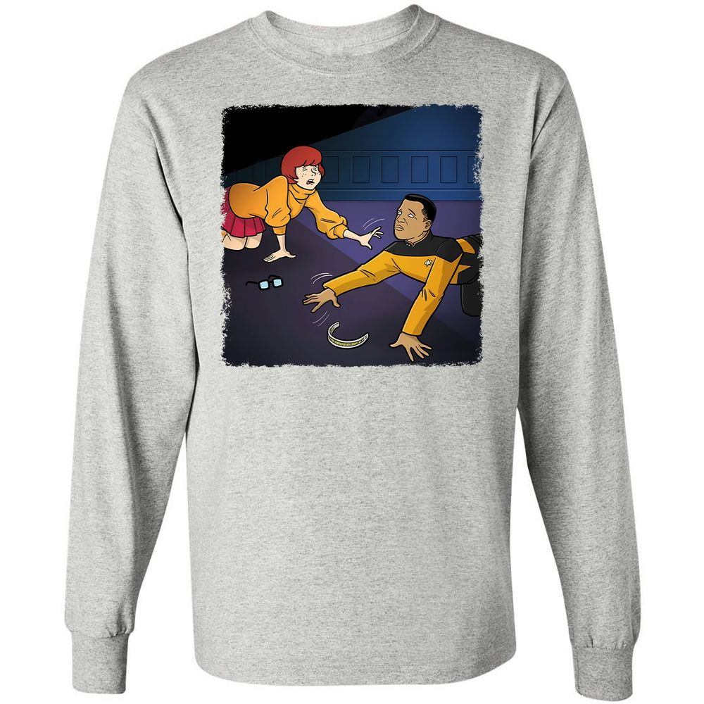 Long Sleeve T-Shirt - QZPGL7PL - Ash - 7