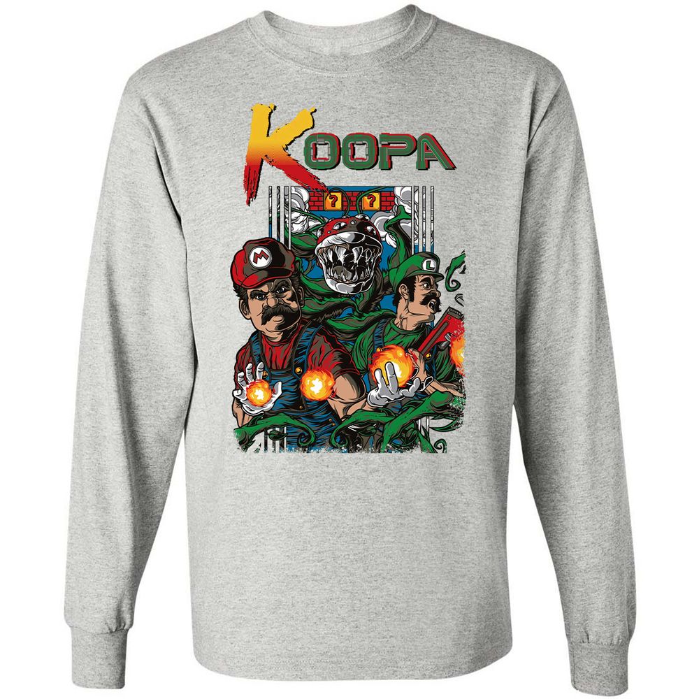 Long Sleeve T-Shirt - 6DQ7UEZJ - Ash - 7