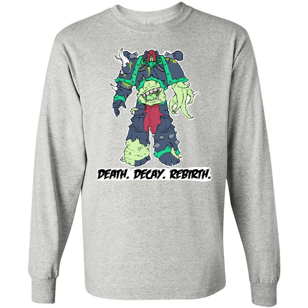 Long Sleeve T-Shirt - 2LFAR8Q4 - Ash - 7