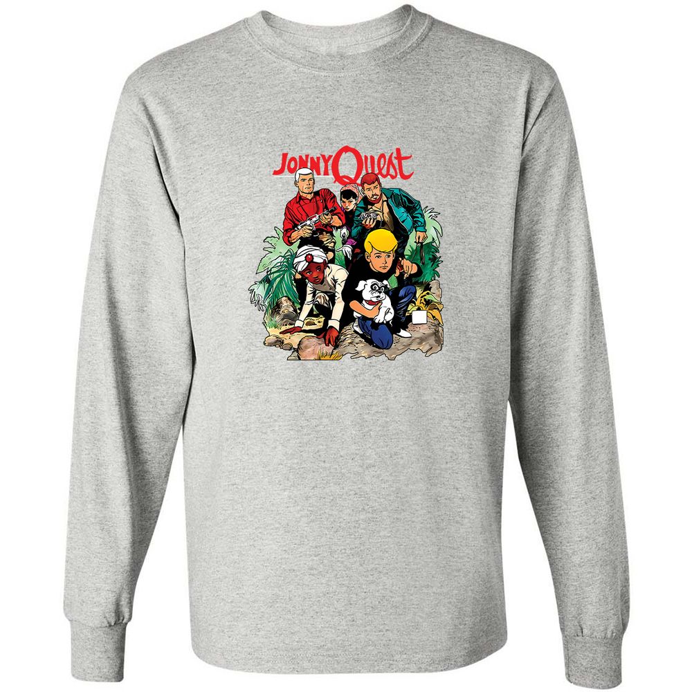 Long Sleeve T-Shirt - 7EQVG73D - Ash - 7