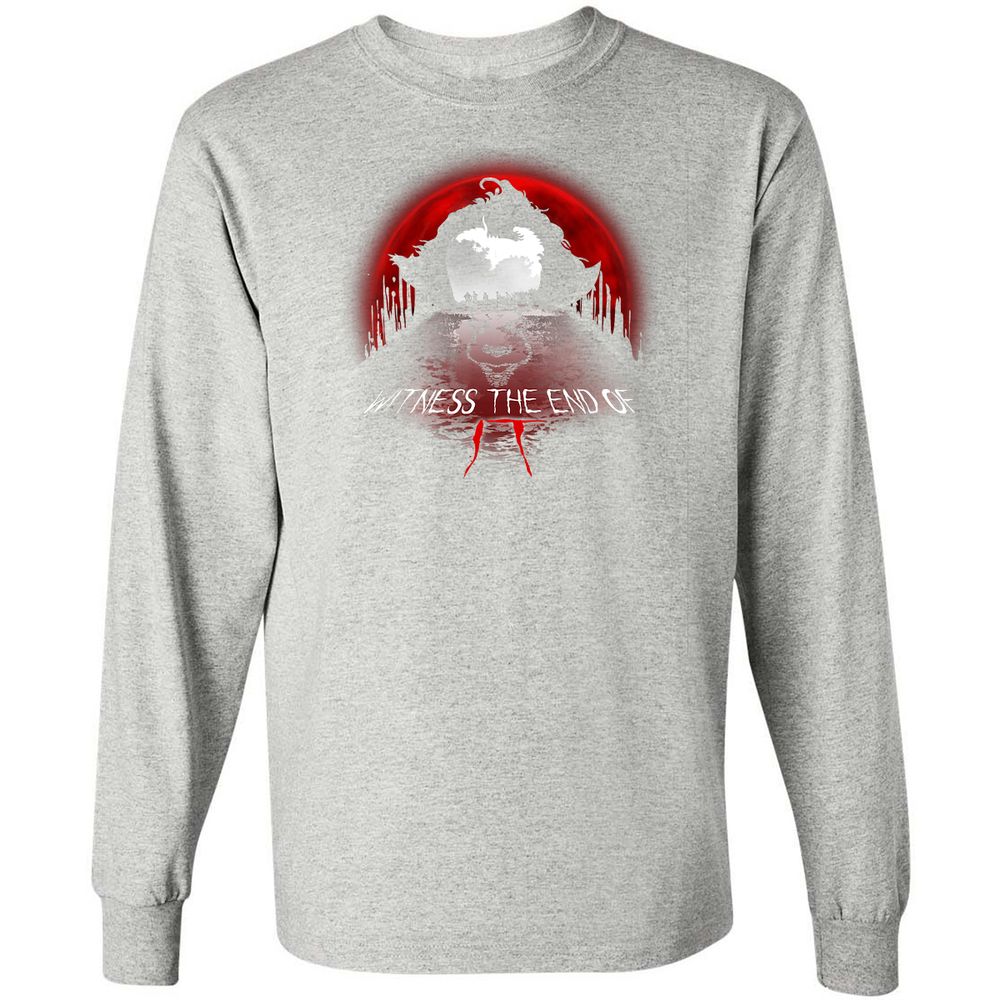 Long Sleeve T-Shirt - HMG8GBY8 - Ash - 7