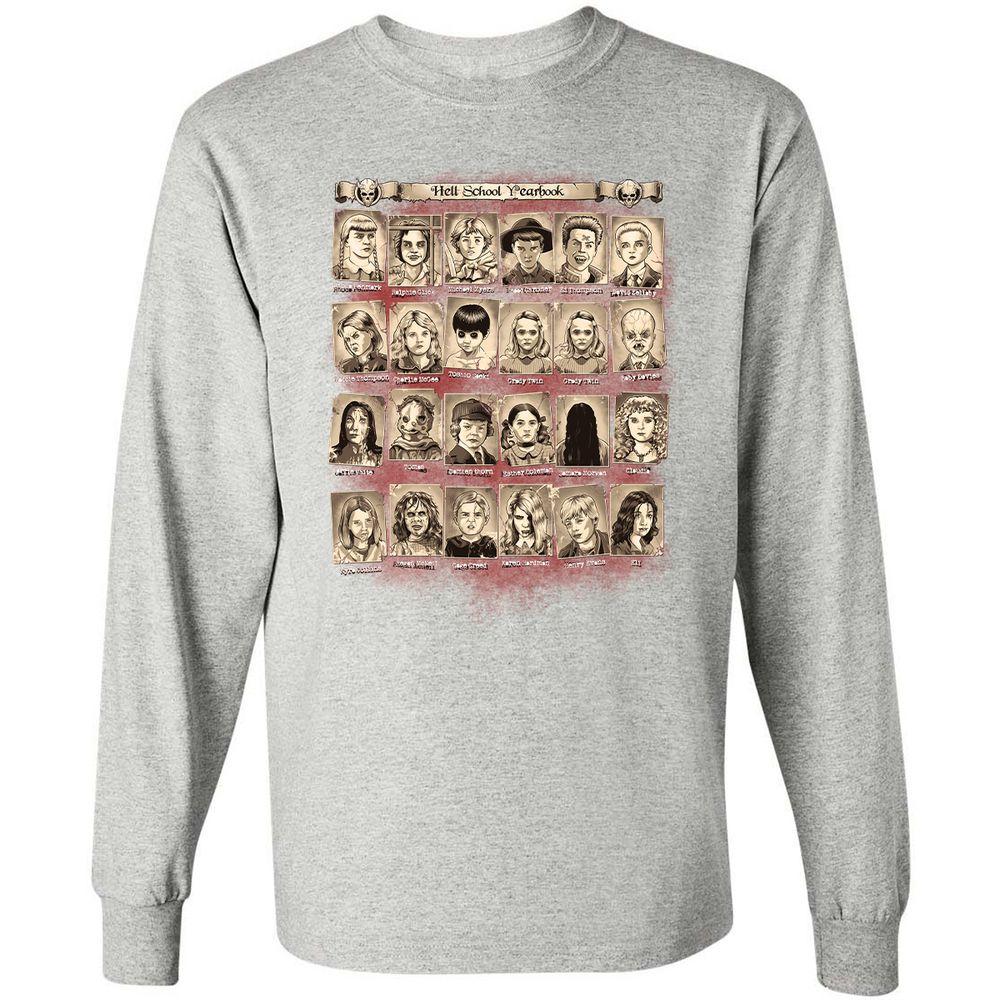 Long Sleeve T-Shirt - EU75B9UR - Ash - 7