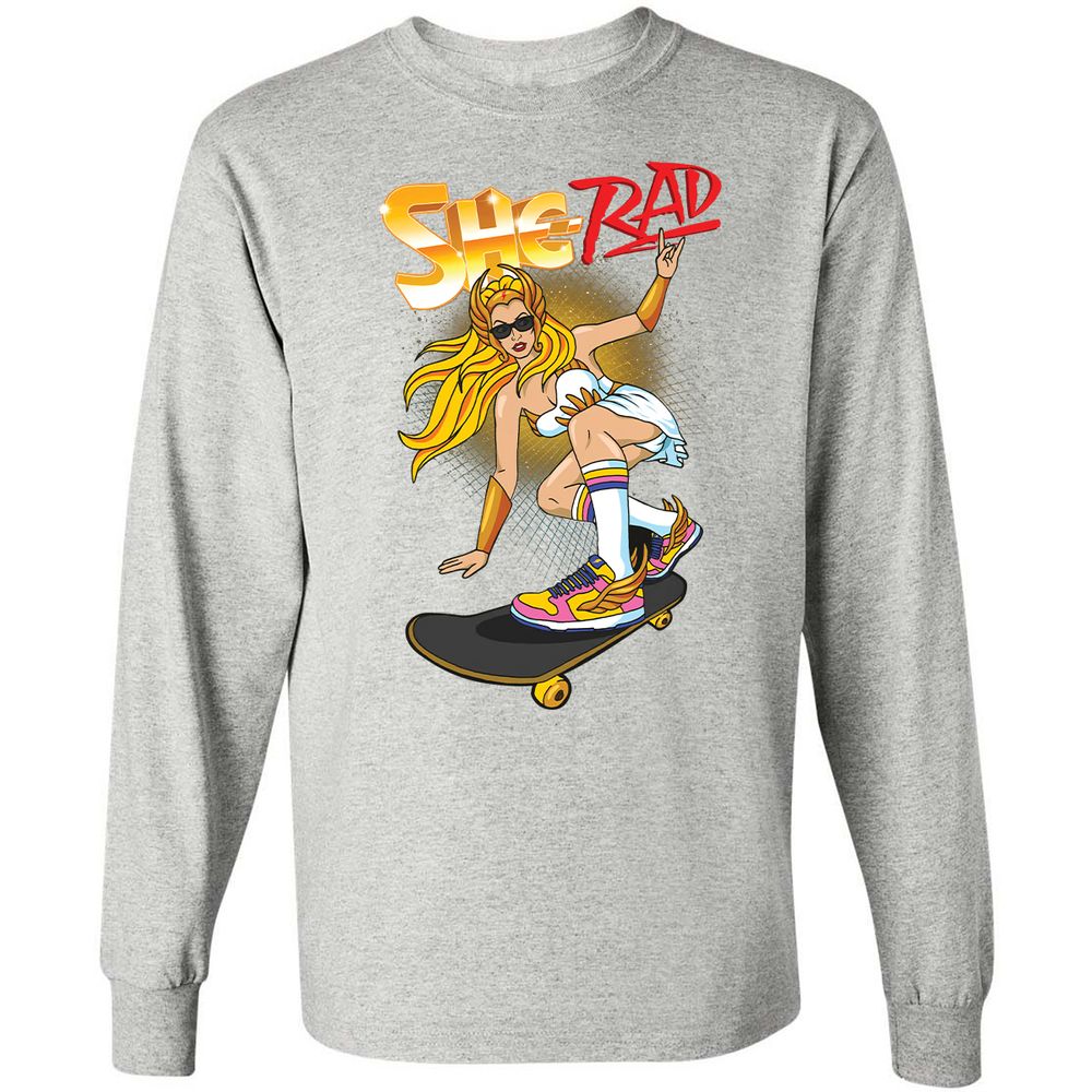 Long Sleeve T-Shirt - EPQV7EY6 - Ash - 7