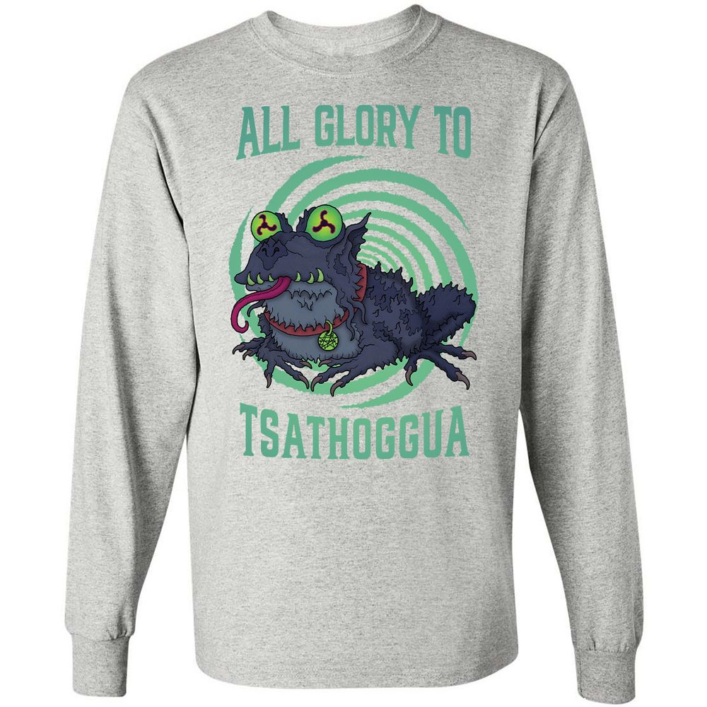 Long Sleeve T-Shirt - QCMKMJSY - Ash - 7