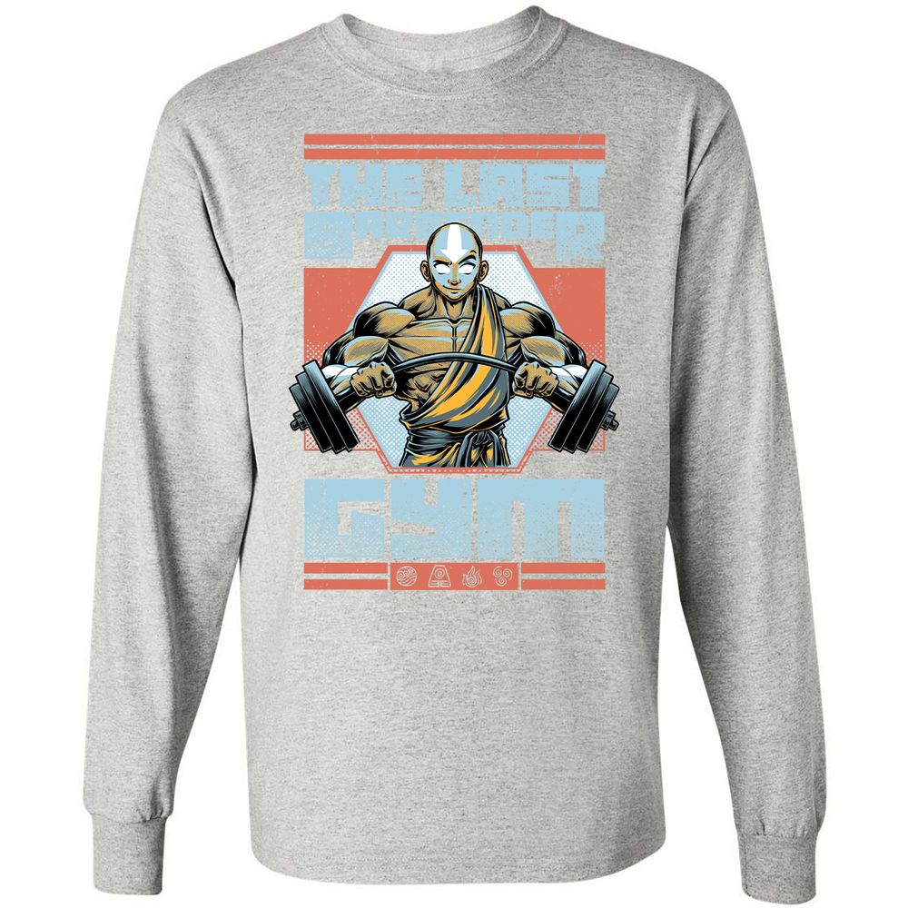 Long Sleeve T-Shirt - 6L64S9QK - Ash - 7