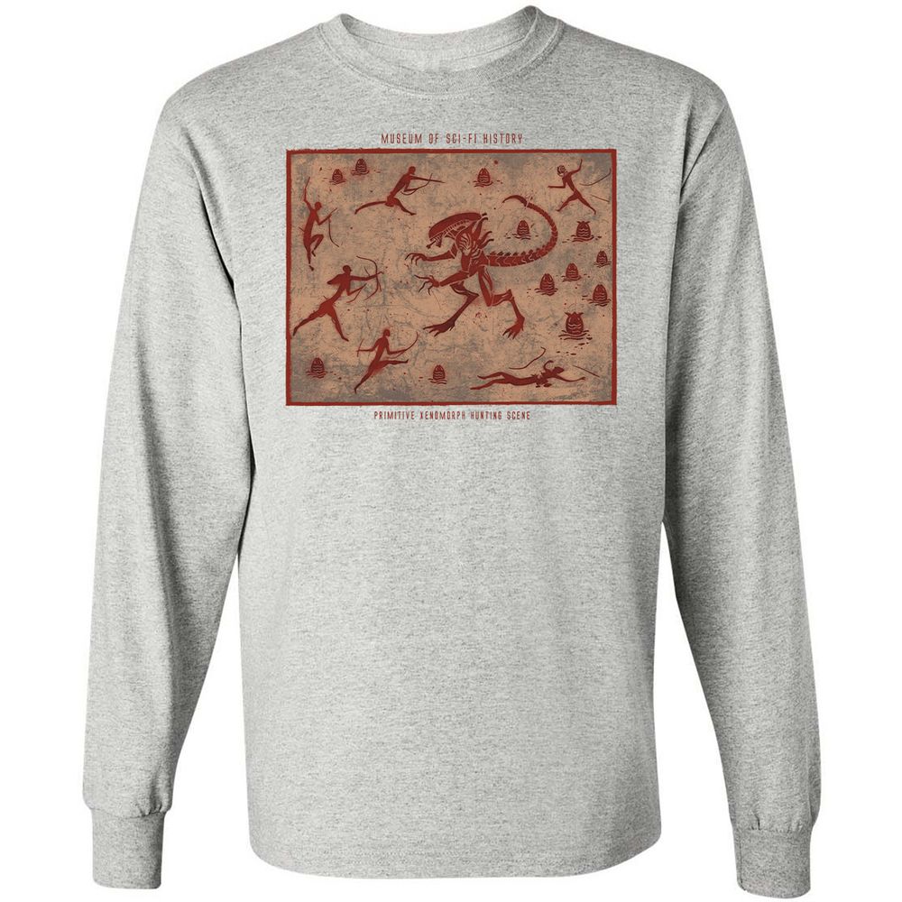 Long Sleeve T-Shirt - 1XZ6EASV - Ash - 7
