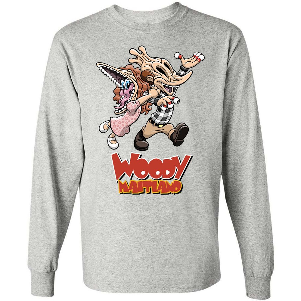 Long Sleeve T-Shirt - 3SVHN1PU - Ash - 7