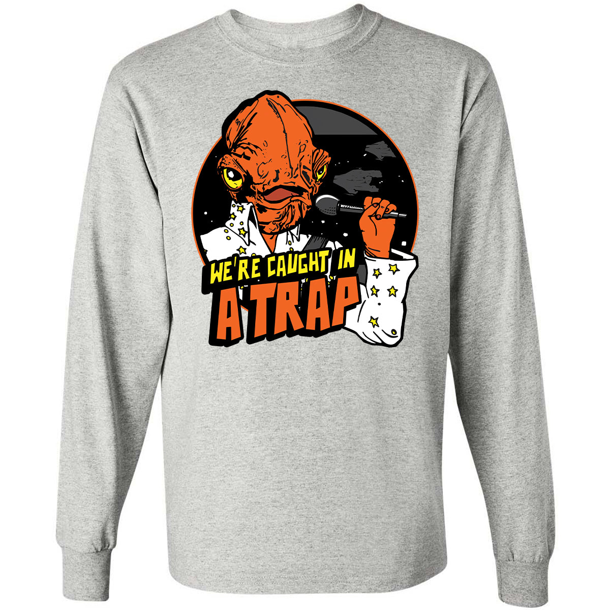 Long Sleeve T-Shirt - 947HM86X - Ash - 7