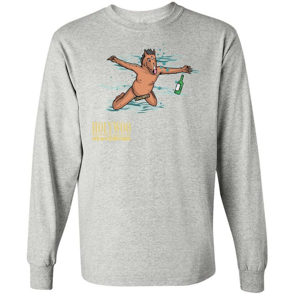 Long Sleeve T-Shirt - S9HZ3UQW - Ash - 7