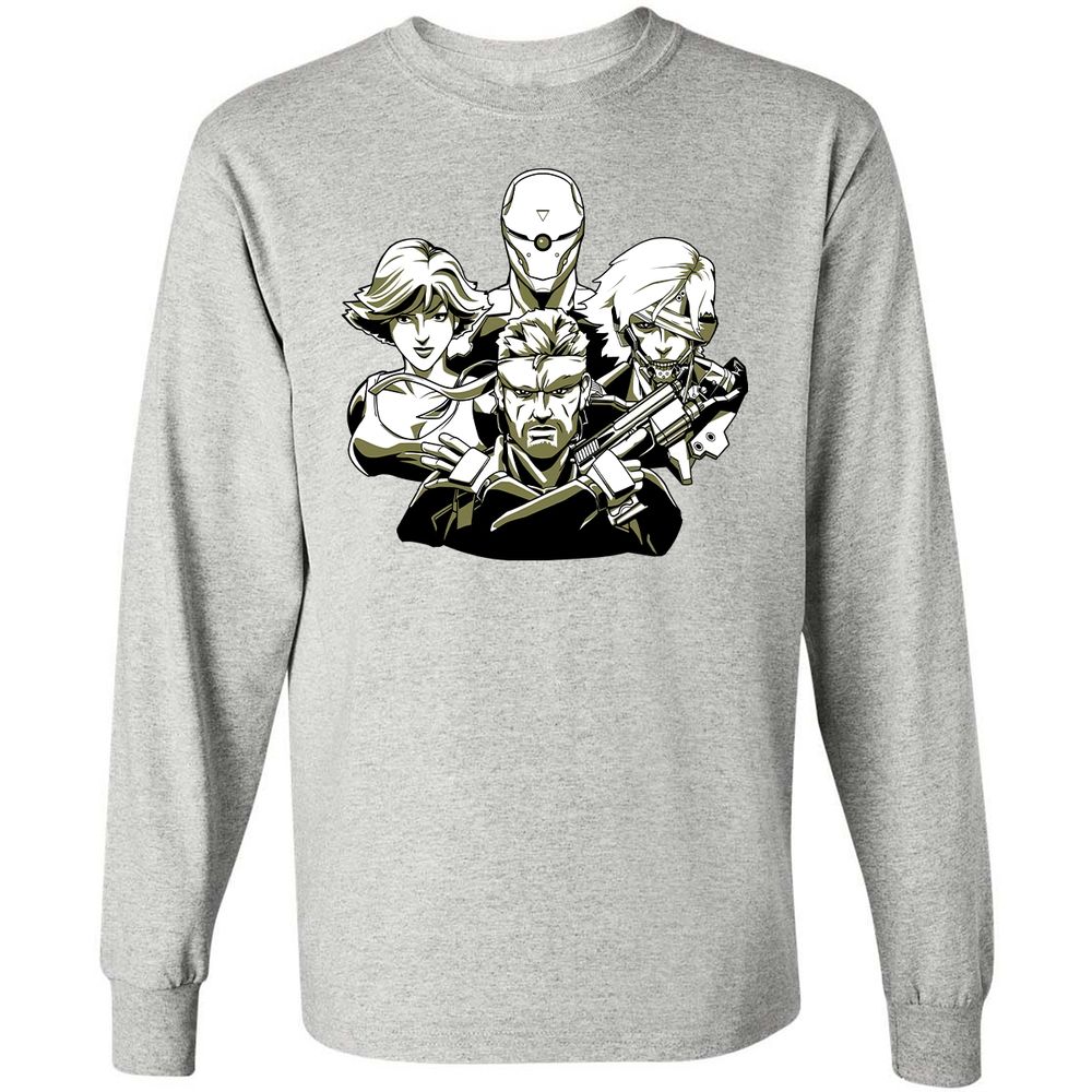 Long Sleeve T-Shirt - GJ8EC445 - Ash - 7