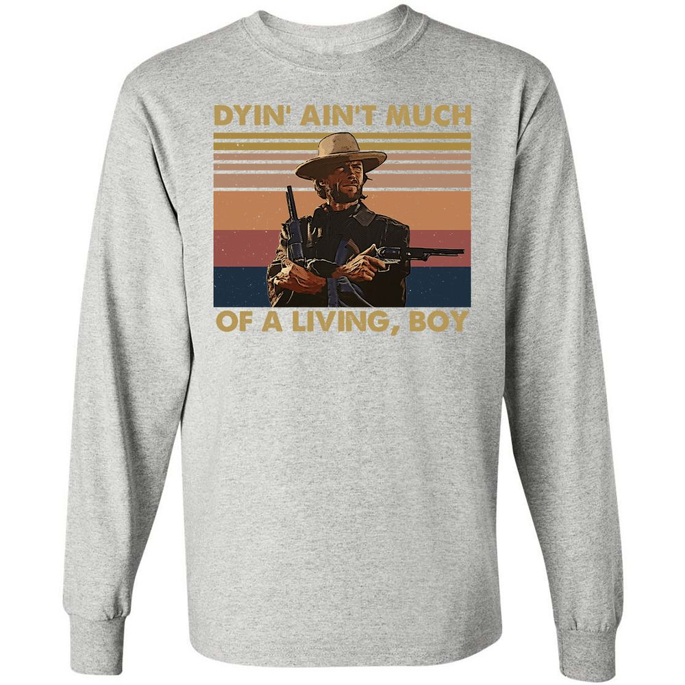 Long Sleeve T-Shirt - ZPZEGYJU - Ash - 7