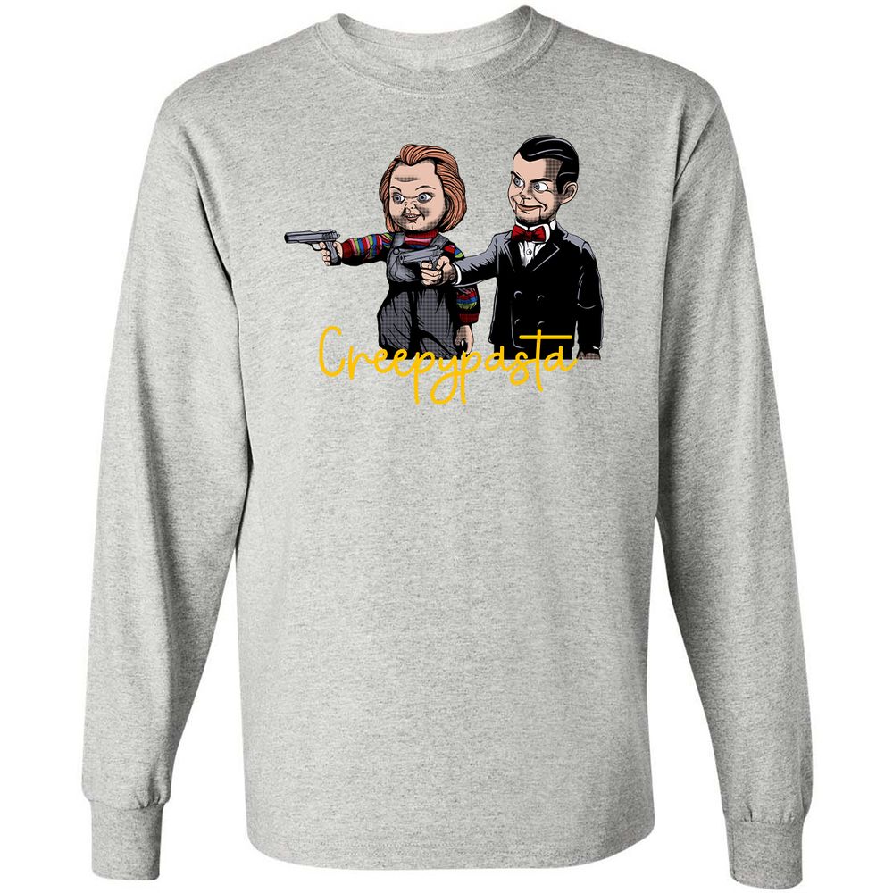 Long Sleeve T-Shirt - 5T2GVB6N - Ash - 7