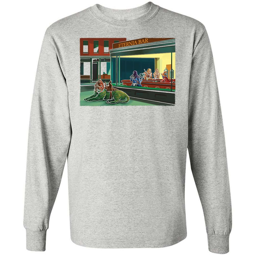 Long Sleeve T-Shirt - VPTVQN7L - Ash - 7