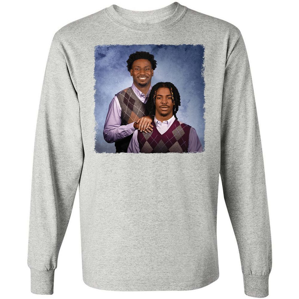 Long Sleeve T-Shirt - QP32UDHM - Ash - 7