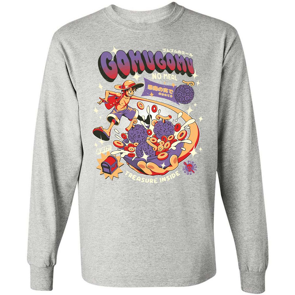 Long Sleeve T-Shirt - J4Z458XB - Ash - 7