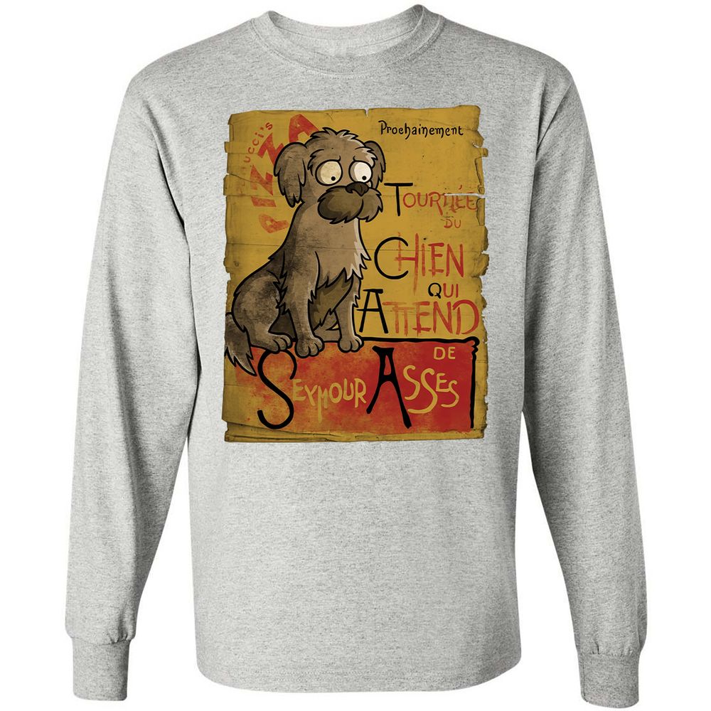 Long Sleeve T-Shirt - Y5GJA7KC - Ash - 7