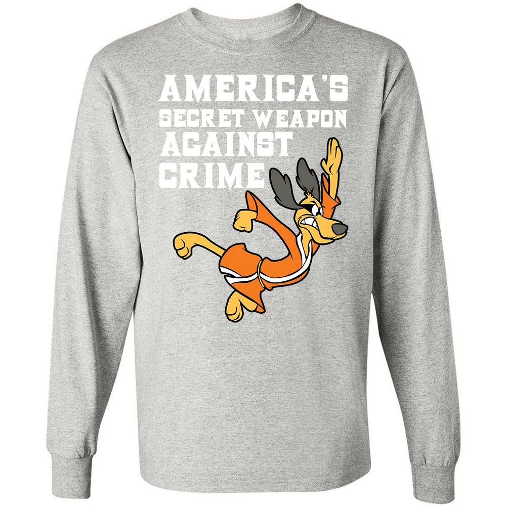 Long Sleeve T-Shirt - MBP3GEEQ - Ash - 7