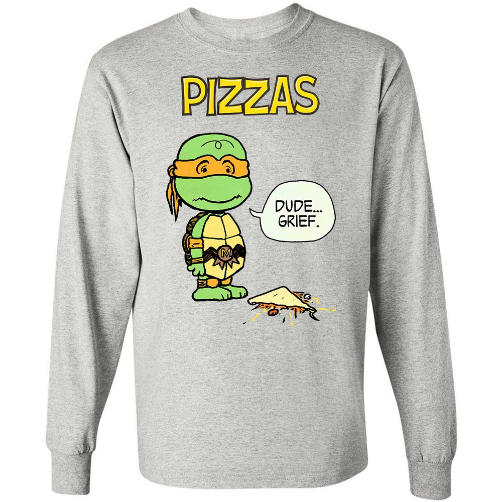 Long Sleeve T-Shirt - FZQWQ17H - Ash - 7