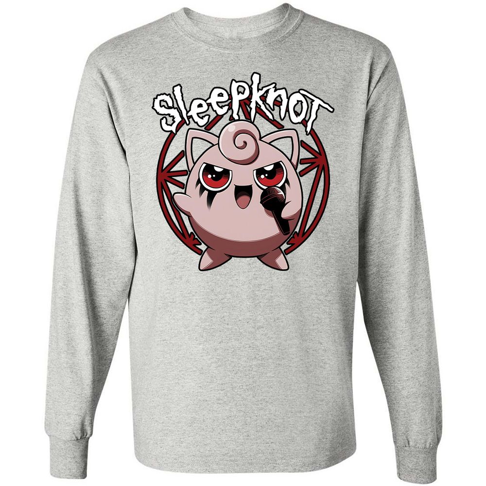 Long Sleeve T-Shirt - Y8H2LHNZ - Ash - 7