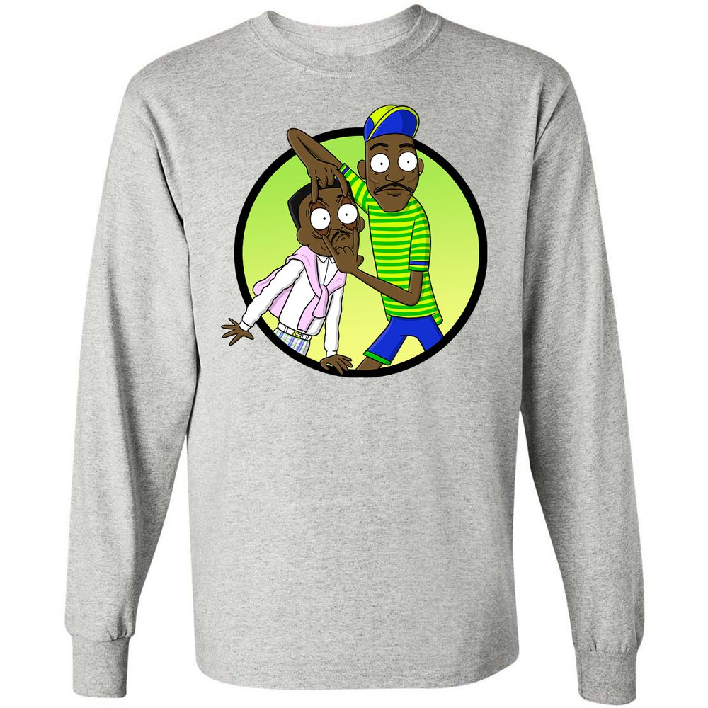 Long Sleeve T-Shirt - AG4RTZLU - Ash - 7