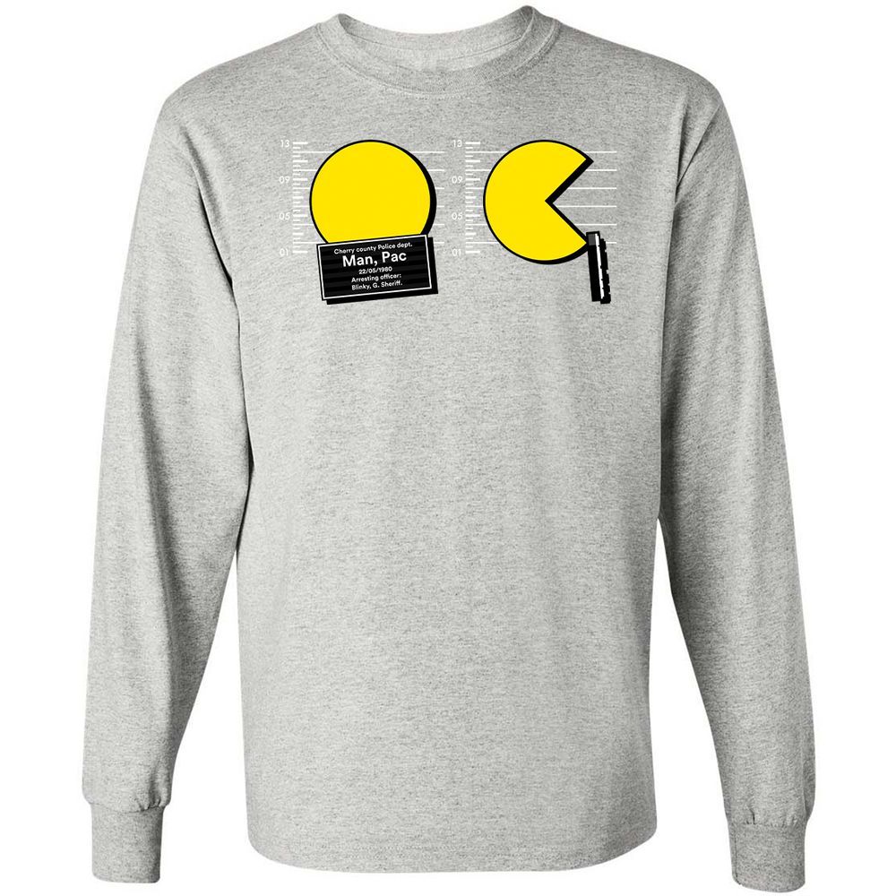 Long Sleeve T-Shirt - 3JPXNGZM - Ash - 7