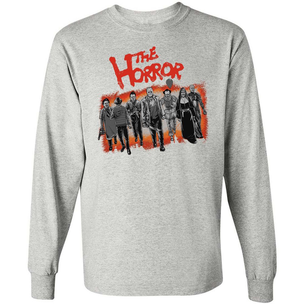 Long Sleeve T-Shirt - 9U6UHVUP - Ash - 7