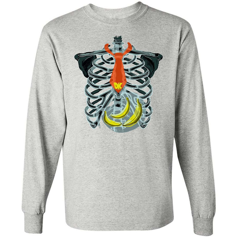 Long Sleeve T-Shirt - MCYR76Q4 - Ash - 7